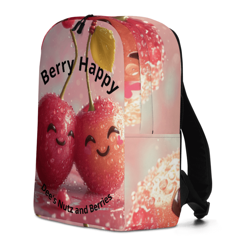 Berry Happy Minimalist Backpack - Image 7