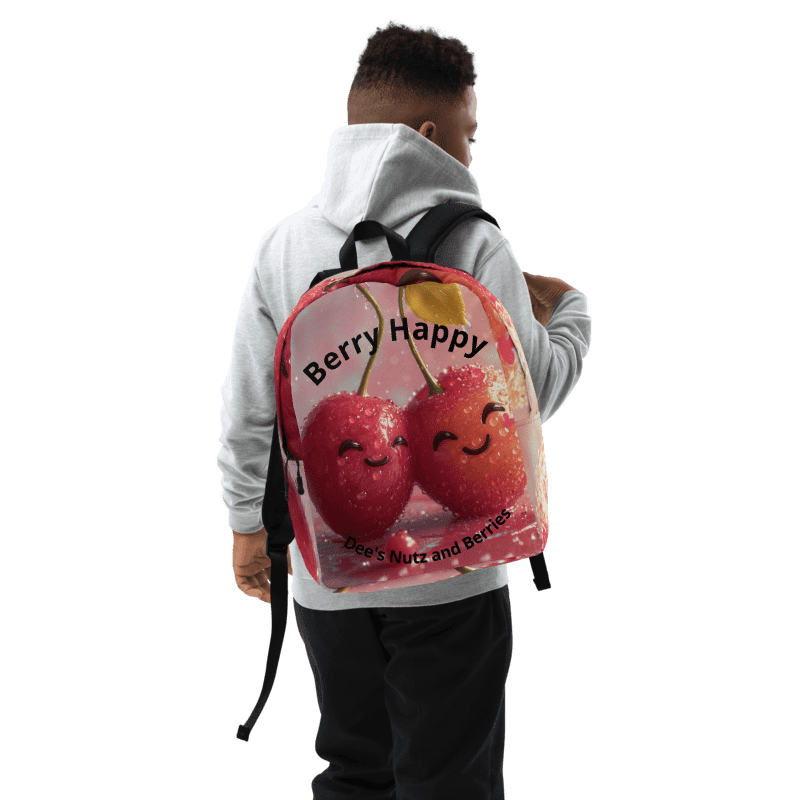 Berry Happy Minimalist Backpack - Image 2