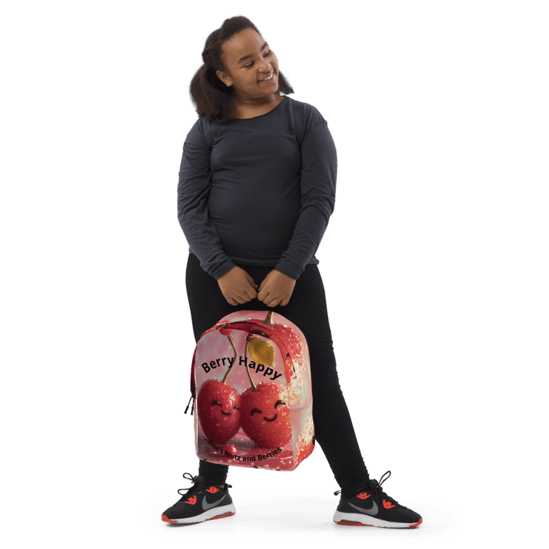 Berry Happy Minimalist Backpack - Image 5