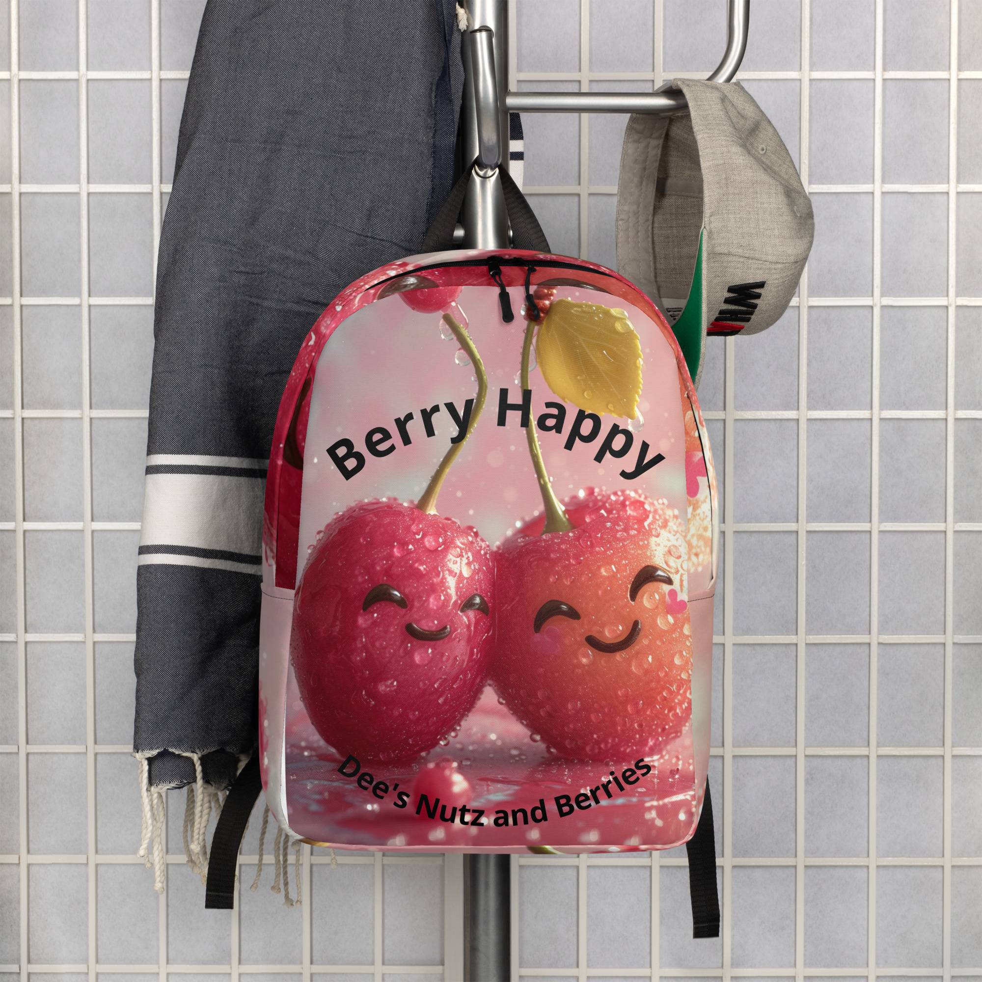 Berry Happy Minimalist Backpack