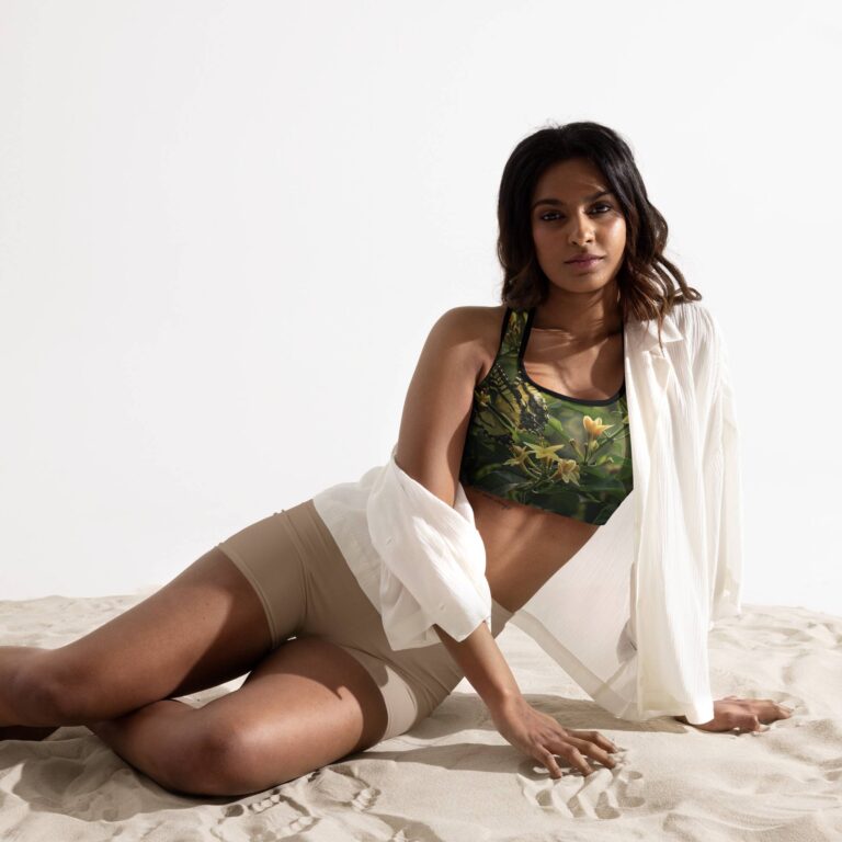 Floral Padded Sports Bra