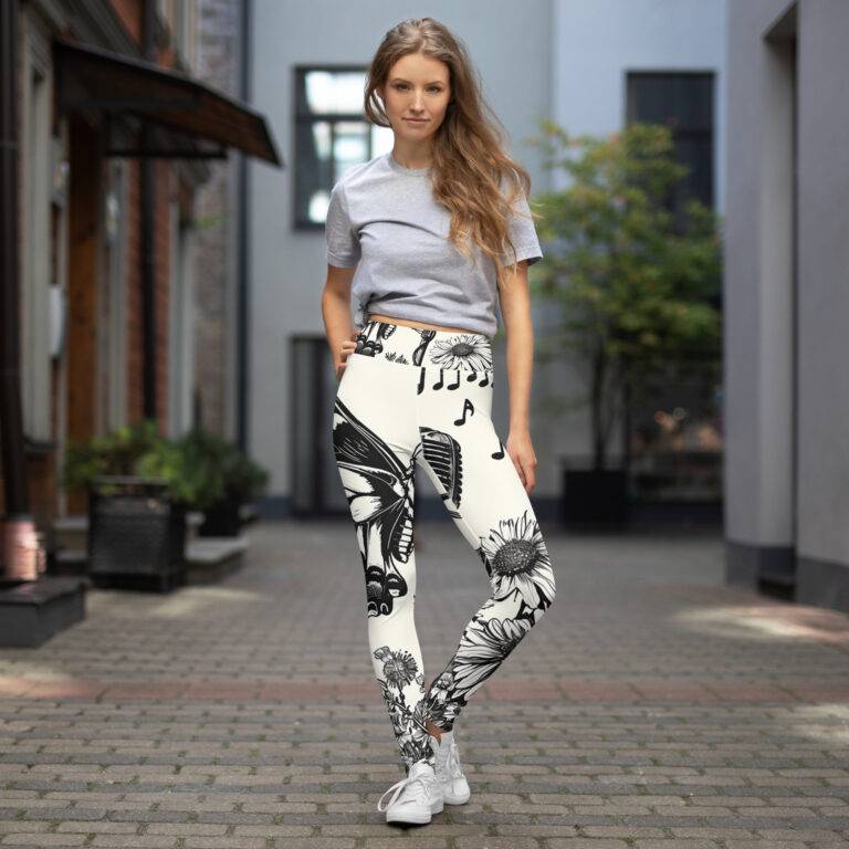 Butterflies Yoga Leggings