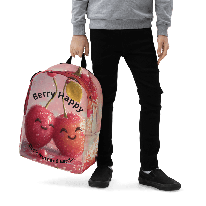 Berry Happy Minimalist Backpack - Image 4