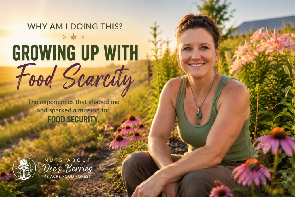 Growing Up With Food Scarcity – Why Am I Doing This? series from Nuts About Dee’s Berries