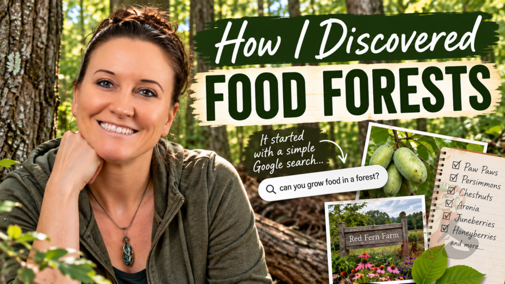 How I accidentally discovered food forests while learning to grow food in the woods